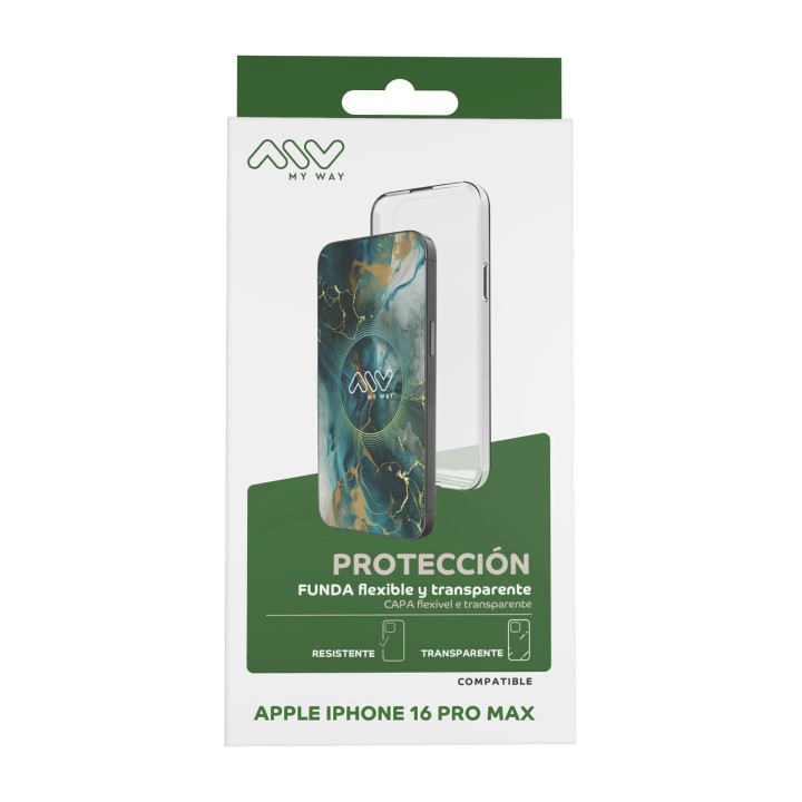 MYWAY Schlanke TPU-Handyhülle MWCRS0391 IPHONE-16 PRO MAX