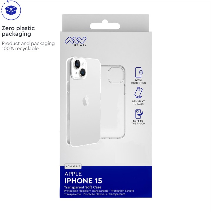 MYWAY Schlanke TPU-Handyhülle MWCRS0286 IPHONE-15