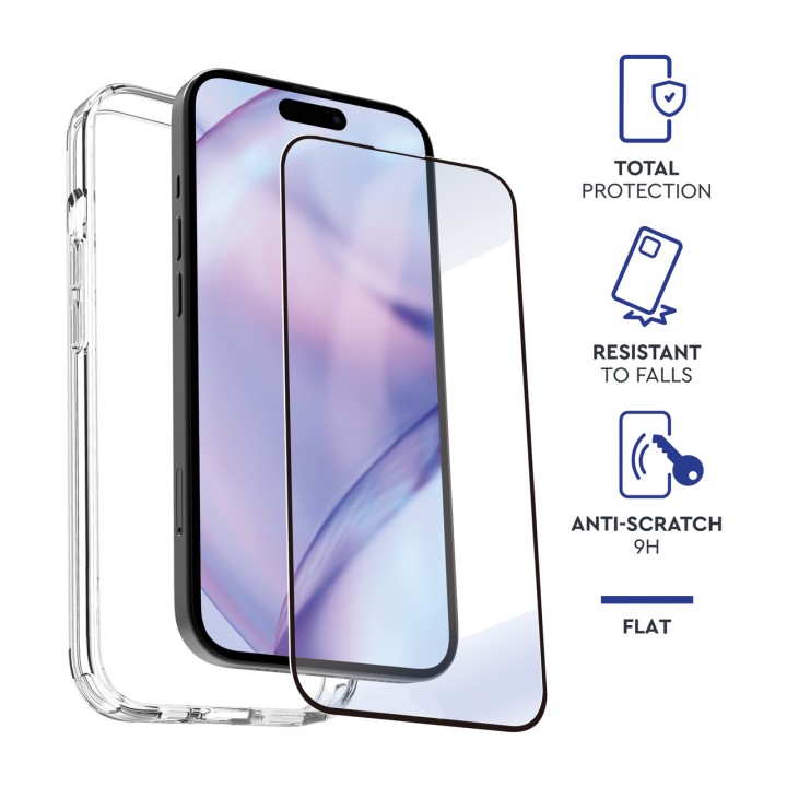 MYWAY Coque de téléphone en TPU avec protection d'écran en