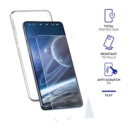 funda tpu con protector de pantalla en cristal templado para móvil mwpak0062 iphone-14 pro max