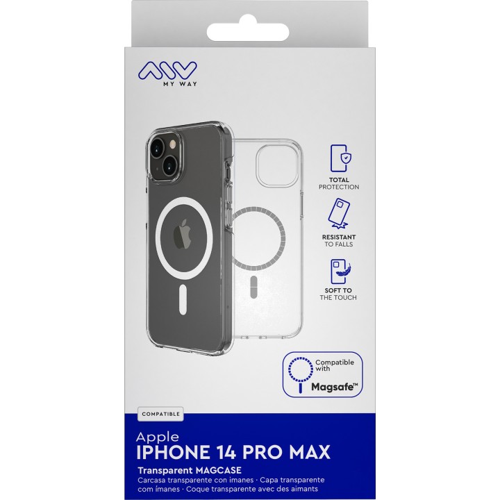 MYWAY TPU-Handyhülle mit Magnetring MAGSAFE-MWBKC0002