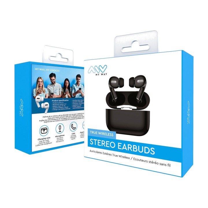 MYWAY Koptelefoons Bluetooth draadloos met laadstation en