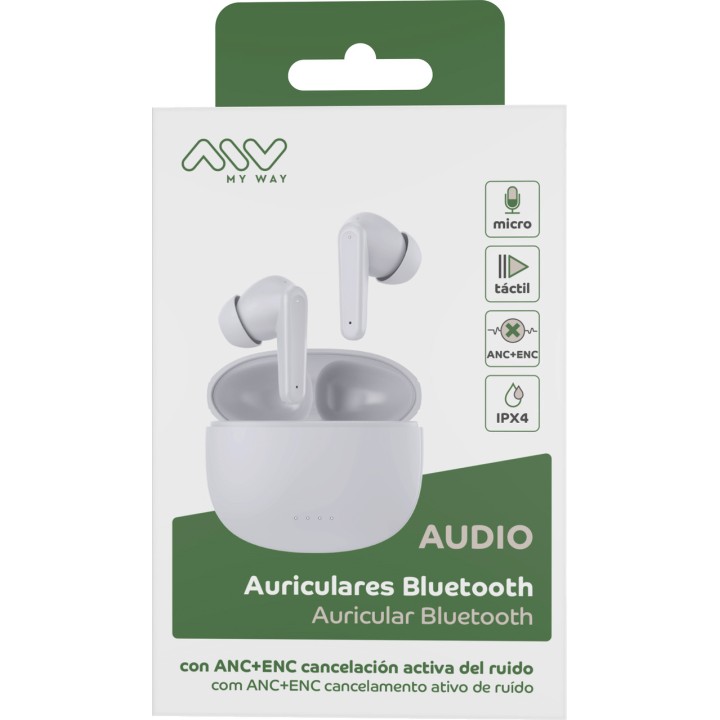 MYWAY Cuffie Bluetooth wireless con cancellazione del rumore