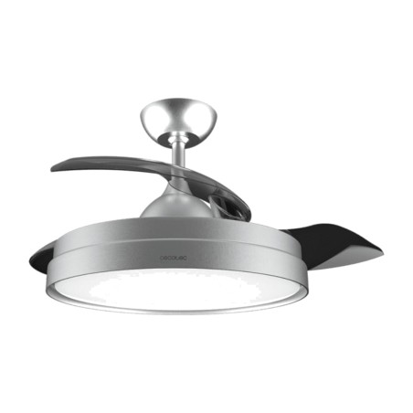 deckenventilator mit einziehbaren flügeln, led-licht und fernbedienung energysilence-aero 4280-invisible 40w