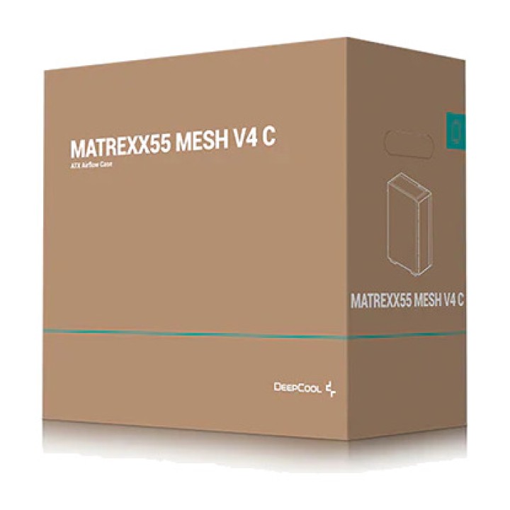 DEEPCOOL Boîtier PC moyen tour MATREXX-55 MESH-V4-ATX
