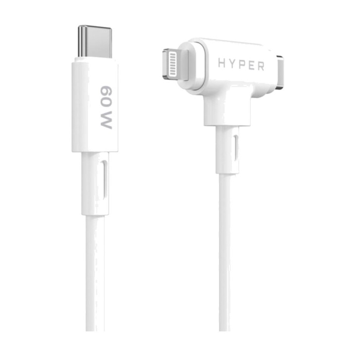 HYPER Câble hybride en silicone de charge et de données
