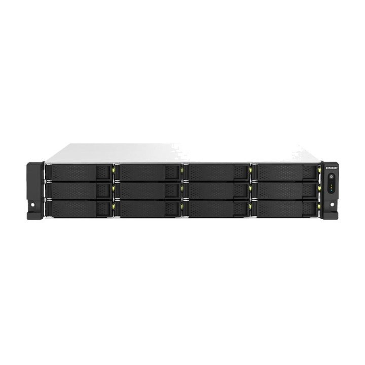 QNAP 12-bay rackmount NAS server without drives TS-1264U-RP