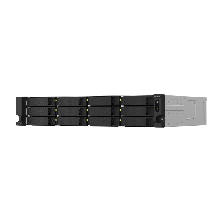 QNAP 12-bay rackmount NAS server without drives TS-1264U-RP