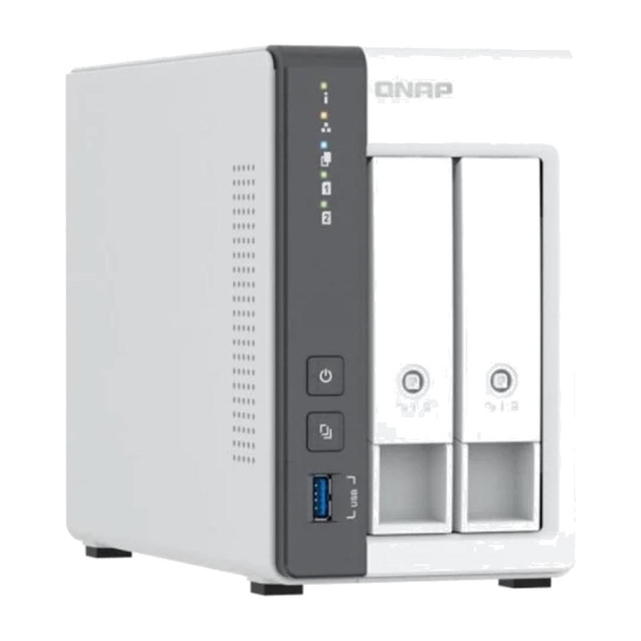 QNAP Servidor NAS con 2 bahías sin discos TS-216G CORTEX-A55
