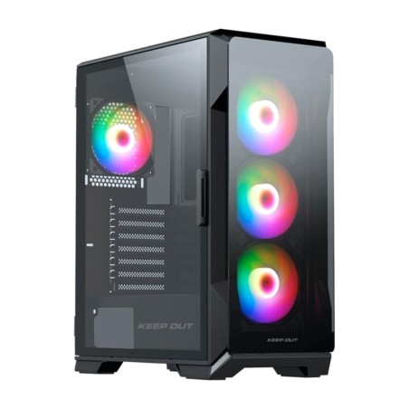boîtier gaming moyen tour avec verre trempé xc-901-pro e-atx-argb