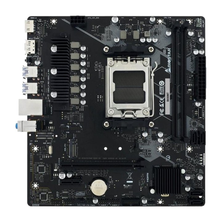BIOSTAR Placa base Micro ATX para AMD AM5 con DDR5 B650MT