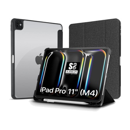 stoßfeste tablet-hülle mit transparenter rückseite clear-shock-case ipad-pro 11 2024