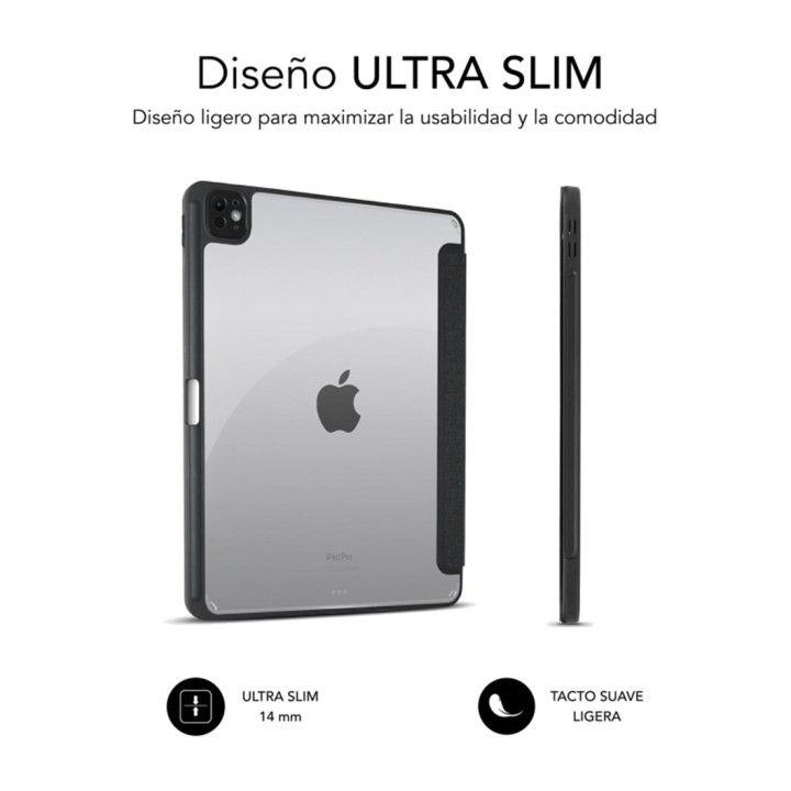SUBBLIM Custodia antiurto per tablet con retro trasparente