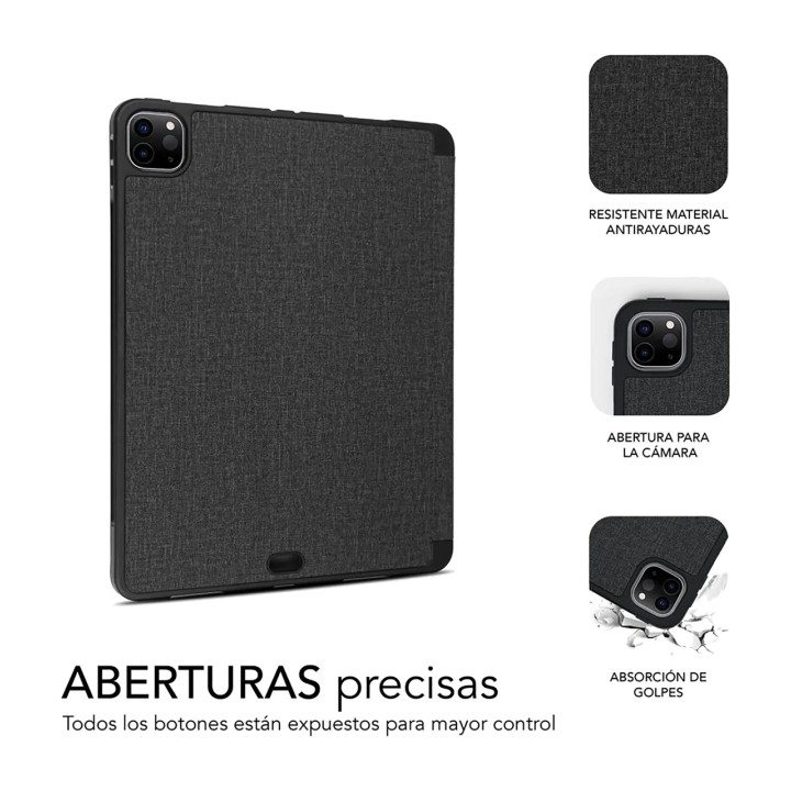 SUBBLIM Funda antigolpes con tapa para tablet SHOCK-CASE