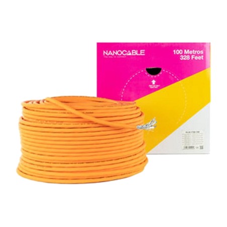 nanocable câble réseau cat7 sftp pimf lszh awg23 100 m