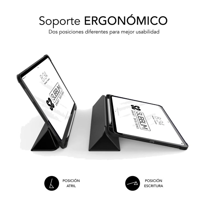 SUBBLIM Funda antigolpes con tapa para tablet SHOCK-CASE