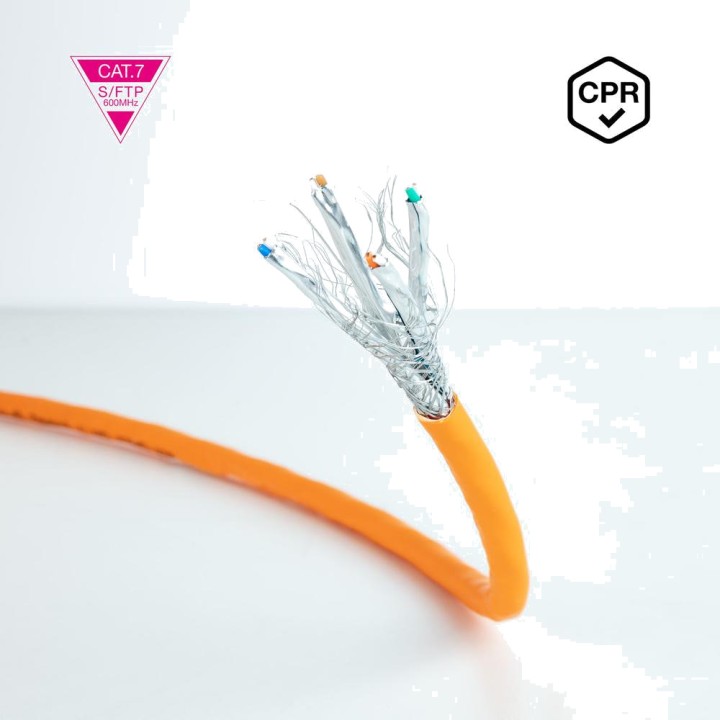 NANOCABLE Cavo di rete CAT7 SFTP PIMF LSZH AWG23 100 M