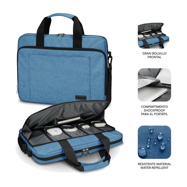SUBBLIM Mochila acolchoada para notebook de 15,6 polegadas