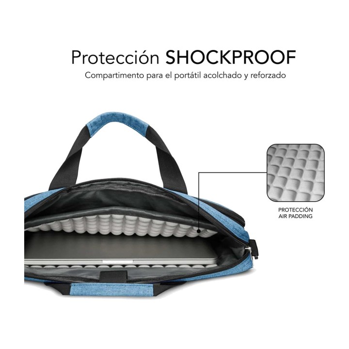 SUBBLIM Borsa imbottita per laptop da 15,6 pollici