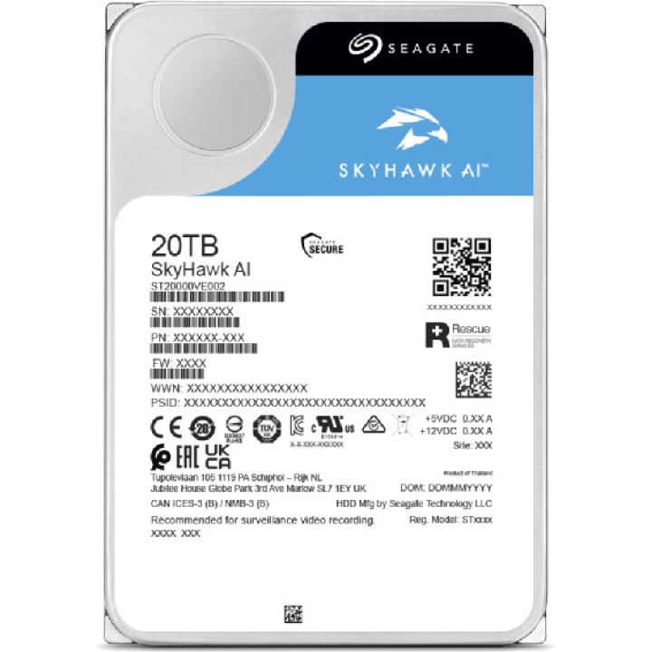 SEAGATE 3.5-inch internal hard drive for video surveillance