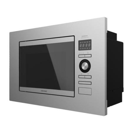 vgradna mikrovalovna pečica z žarom in gumbi grandheat-2090 20l 800w