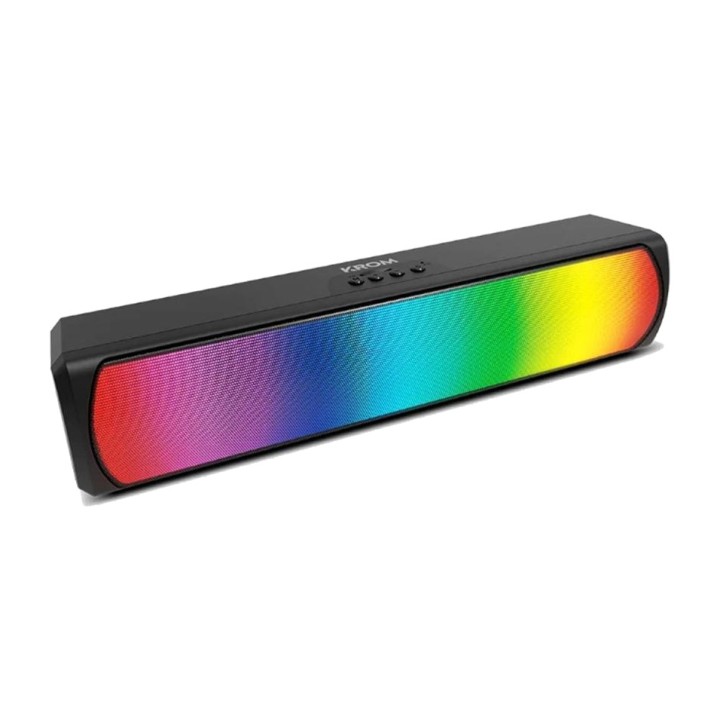 KROM Barra de so Bluetooth amb il·luminació K-POP-RGB