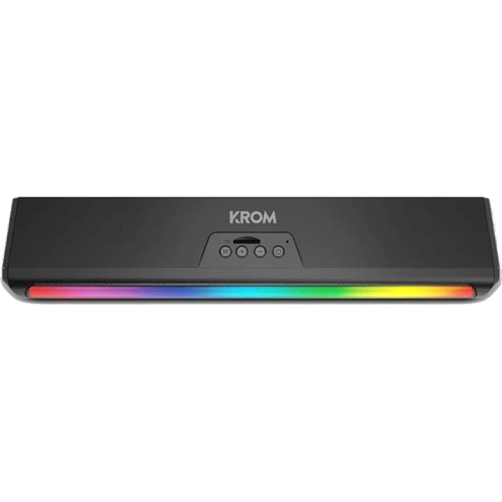 KROM Zvočna vrstica z Bluetoothom in osvetlitvijo K-POP-RGB