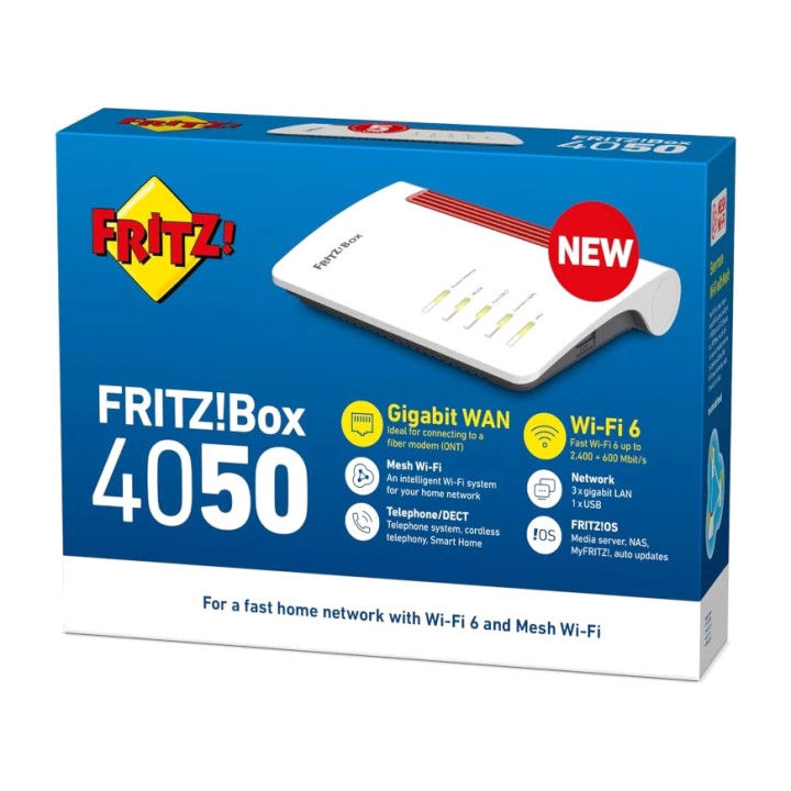 FRITZ Dualband-Mesh-WiFi-6-Router BOX 4050 DSP0000027254