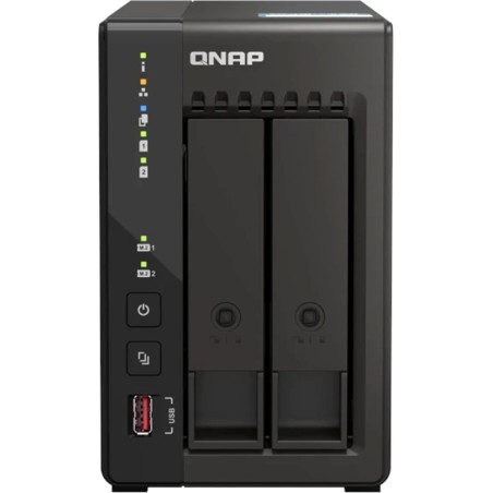 2-bay nas server without drives ts-253e-8g-celeron j6412 8gb