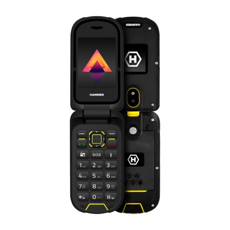 téléphone à clapet robuste avec double écran bow lte-ip68