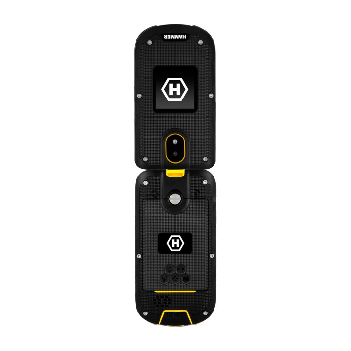 HAMMER Rugged flip phone with dual screens BOW LTE-IP68