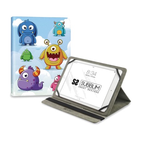 children’s universal case with monster illustrations for 11-inch tablets trendy-case