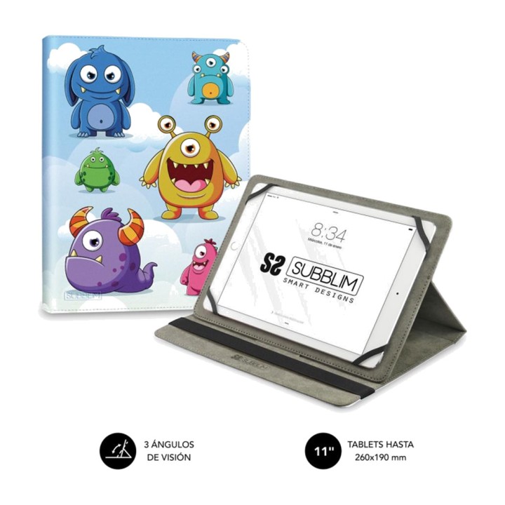 SUBBLIM Children’s universal case with monster illustrations