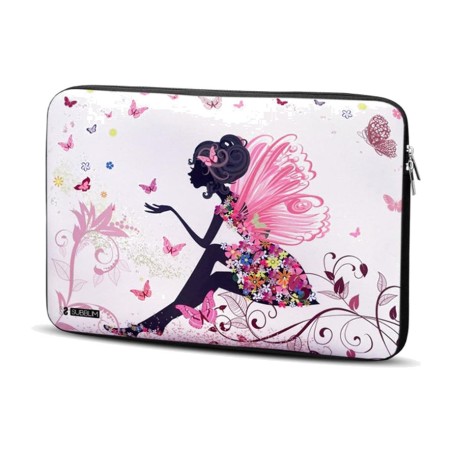 capa de neoprene com design de fadas para notebook de 15,6 polegadas trendy-sleeve neo-hada
