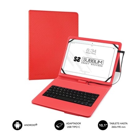 case with usb cable keyboard for 10.1-inch tablet keytab-pro