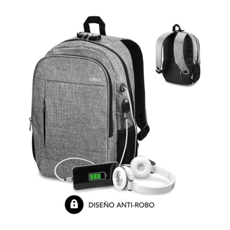 anti-theft backpack with combination lock for 16-inch laptop urban-lock-backpack