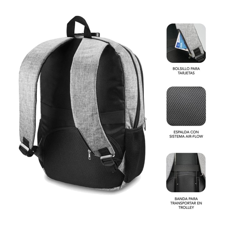 SUBBLIM Anti-theft backpack with combination lock for