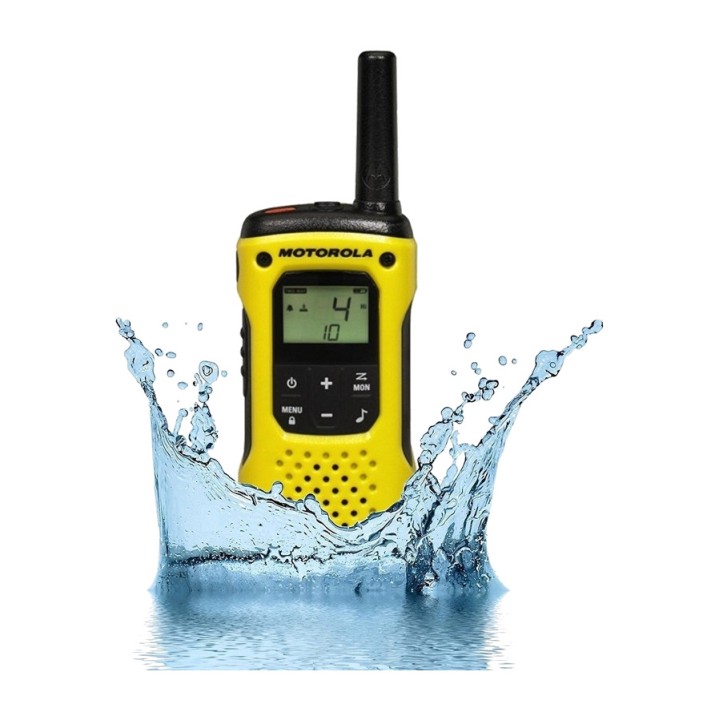 MOTOROLA Pack of 2 licence-free waterproof walkie-talkies
