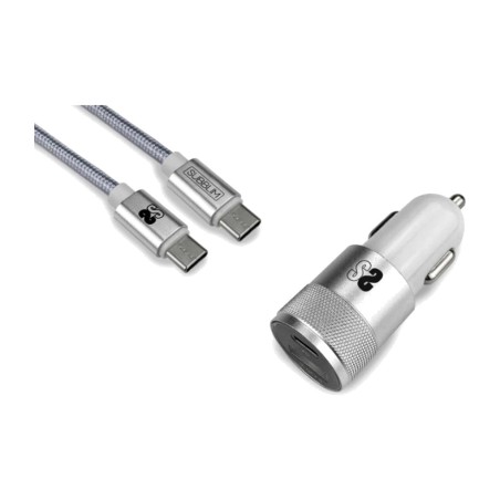 caricabatteria da auto con porte usb-a e usb-c power delivery subchg-5cpd10 20w
