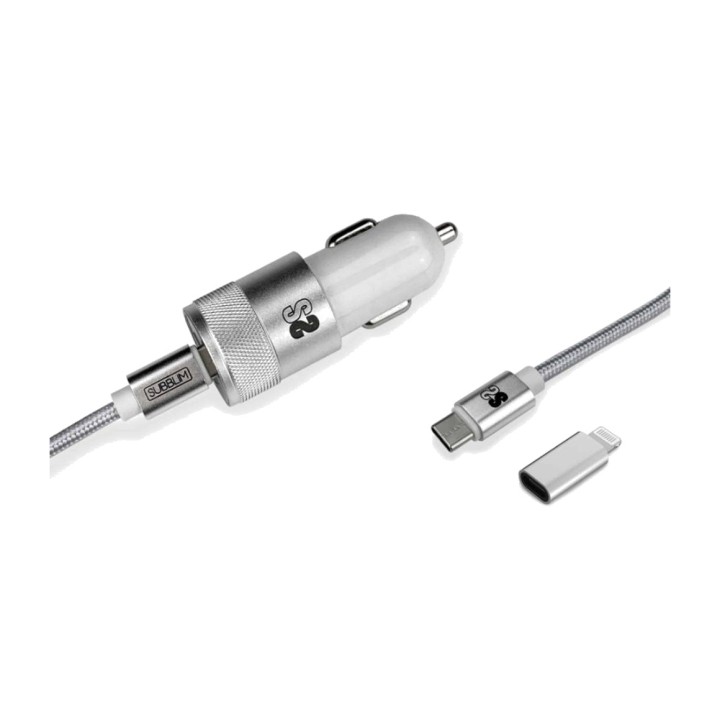 SUBBLIM Chargeur de voiture avec ports USB-A et USB-C Power