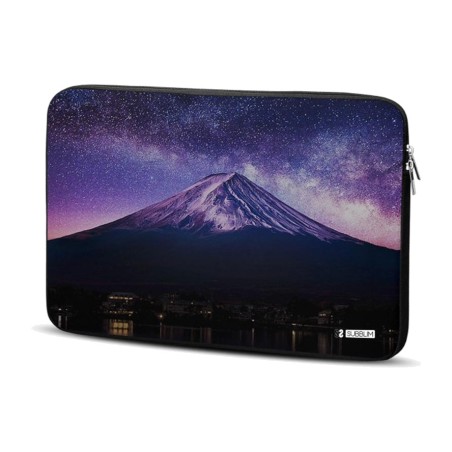 custodia in neoprene con motivo montagna per laptop da 13,3 a 14 pollici trendy-sleeve neo-mountain