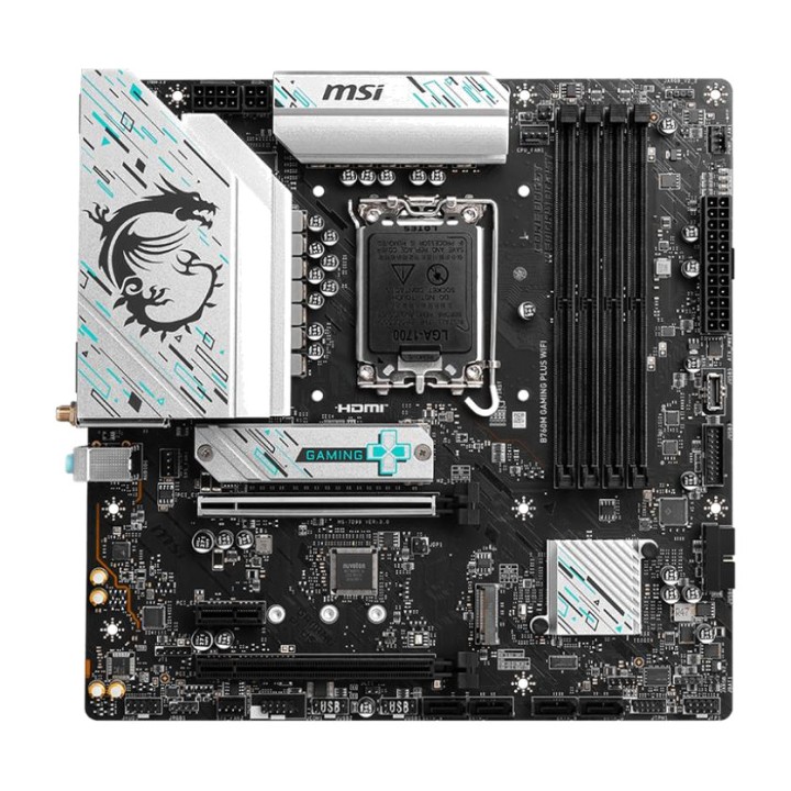 MSI Placa-mãe micro ATX B760M-GAMING PLUS-WIFI LGA1700