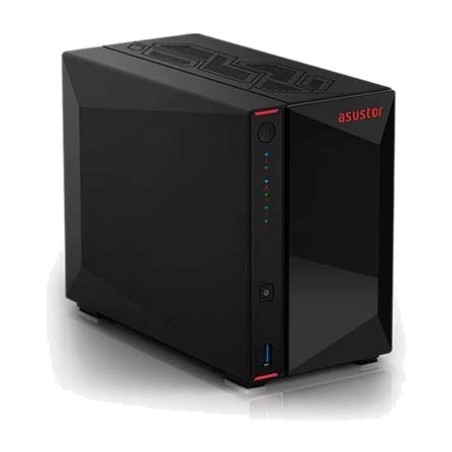 serveur nas 2 baies avec sortie hdmi et 2,5gbe nimbustor2 gen2 as5402t n5105 4gb-ram