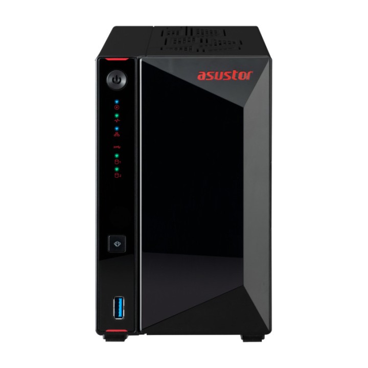 ASUSTOR 2-bay NAS server with HDMI output and 2.5GbE