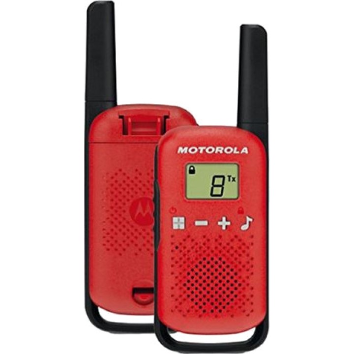 MOTOROLA Pack de 2 walkie talkies sin licencia con clip
