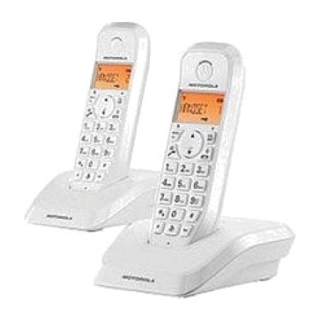teléfono inalámbrico dect con dos terminales s1202 duo