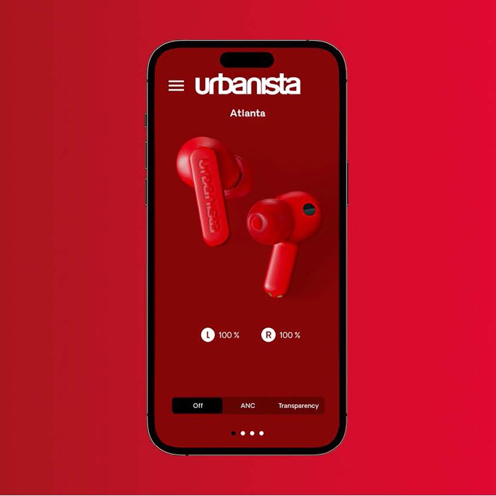 URBANISTA Écouteurs sans fil avec réduction active du bruit