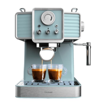 macchina per espresso dal design vintage con montalatte power-espresso-20 tradizionale-01628 1350w 1,5l