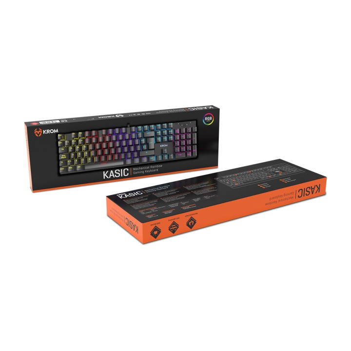 KROM Tastiera meccanica gaming KASIC-RGB DSP0000004387