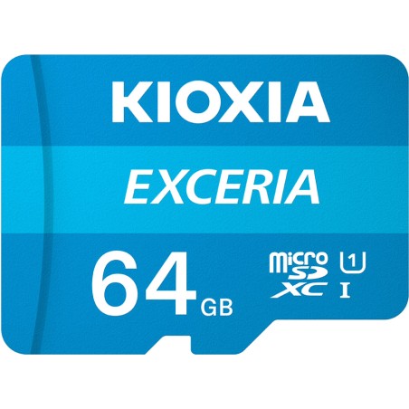 microsdxc-speicherkarte mit sd-adapter exceria-uhs-i 64gb c10 100mb/s